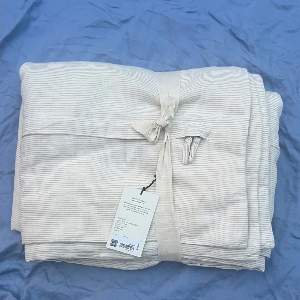 Home Bedding Duvet Cover Set - Cream